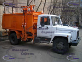 Мусоровоз ГАЗ-3309 ГАЗОН боковая загрузка коммунальная техника