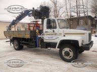 Бурильно-крановая машина на базе ГАЗ-33086