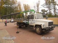 Бортовой ГАЗ-3309 ГАЗон с краном-манипулятором MalinKA