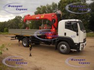 Бортовой Isuzu fvr 34 ulm с краном манипулятором (КМУ) Palfinger