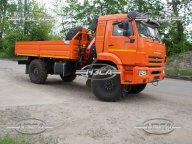 Бортовой КАМАЗ-43502 с краном-манипулятором (КМУ)