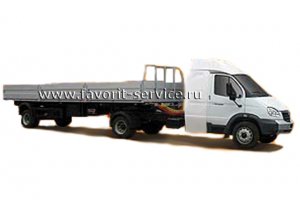 Автопоезд ГАЗ-33106 валдай седельный тягач с автоприцепом