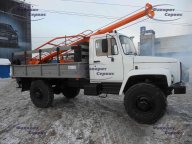 Бурильно-крановая машина  ямобур ГАЗ - 33081 Садко БКМ