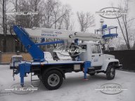 Автовышка на базе ГАЗ-33086 высотой 18-20-22-24 метра