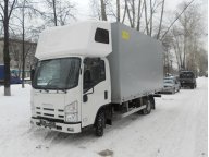 Фургон ISUZU (Исузу) NMR 85L L= 4.2м с надкрышным спальником (промтов / изотермич / сендвич панель)