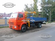 Бортовой КАМАЗ-43253 с краном-манипулятором (КМУ)